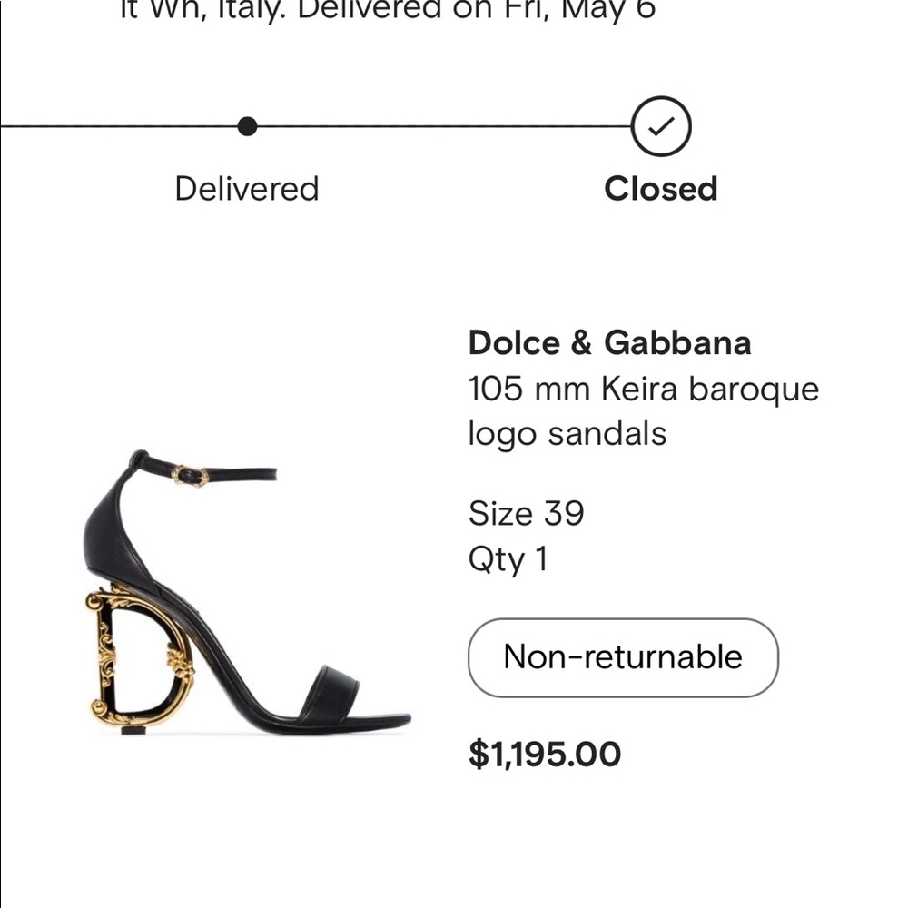 Dolce & Gabbana Shoes worn once come with tags box dust bag no offers pls